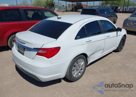 2013 Chrysler 200 Lx из США, поврежденный, VIN 1C3CCBAB1DN647164